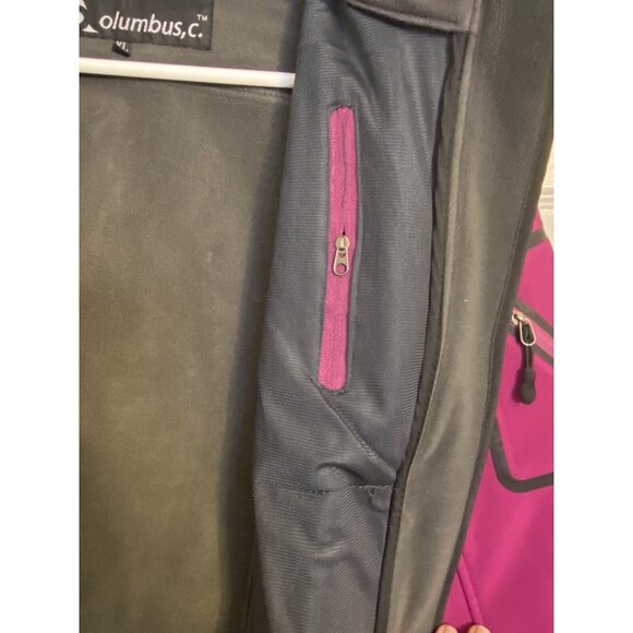 Olumbus C Girls Size XL Pink Ski Snow Jacket Full Zip - Picture 10 of 10